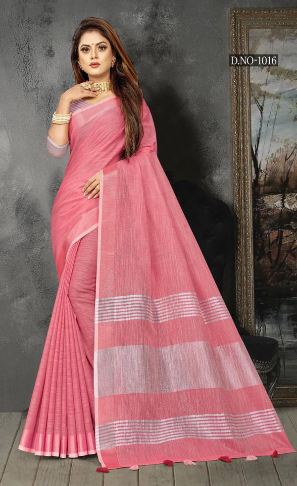 Sangam Karigiri Designer Linen Saree